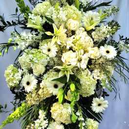 Sympathy Standing Spray - CALL 912.638.7323 TO DISCUSS OPTIONS!