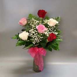 Shades of Pink and Red