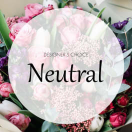 Pink and white rose bouquet with eucalyptus and filler flowers