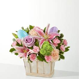 Eggcellent Blooms Basket