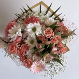 Florist Choice Arrangment In a HAND BOUQUET