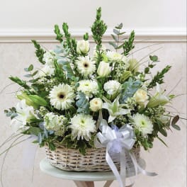 White Sympathy Basket