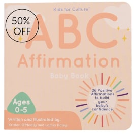 SALE 50% OFF- Kids for Culture - ABC Affirmation Baby Book