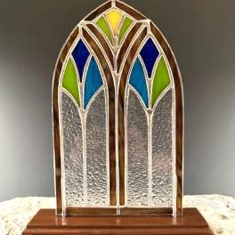 #A078 - Gothic Window Standing Sculpture