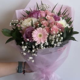All Pink Hand Bouquet