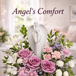 Angel's Comfort floral arrangement