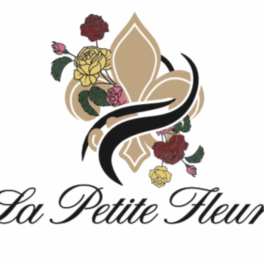 Floral logo with roses and the text "La Petite Fleur"