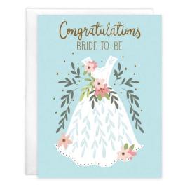 Wedding Greeting Card - Wedding Dress