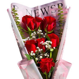 Mini Red Rose Bouquet