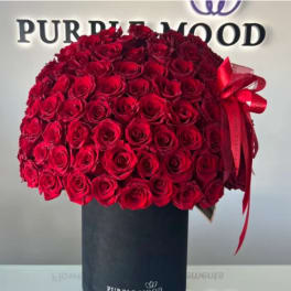 100 Red Roses In a Box