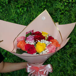 Mix Roses pretty wrap