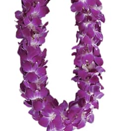 Double Orchid Lei