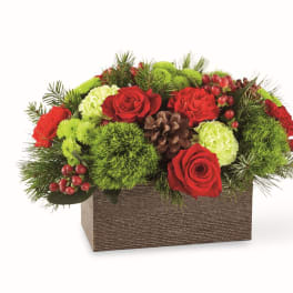 THE FTD® CHRISTMAS CABIN™ BOUQUET