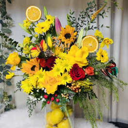 Citrus Sunrise Arrangement