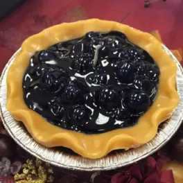 5" Blueberry Pie Tart Candle