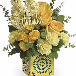 Shimmer Of Thanks Bouquet
