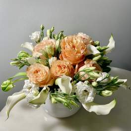 Peach Elegance Vase