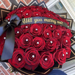 Will you marry me bouquet