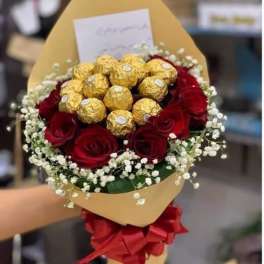 mini ramos con chocolates