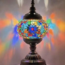 Round Mosaic Lamp