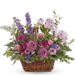 Lavender Meadow Basket