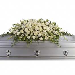 Purity and Peace Casket Spray