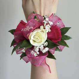 Hot Pink Corsage