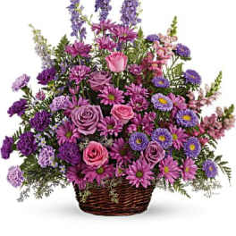 Gracious Lavender Basket