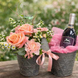 Double Sided Floral Container