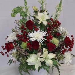 Eternal Elegance Funeral Basket