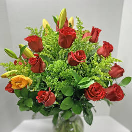 15 Long Stemmed Red Roses