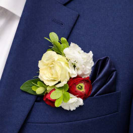 Prom pocket and weeding boutonniere