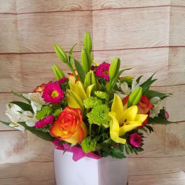 Yellow Lily Garden