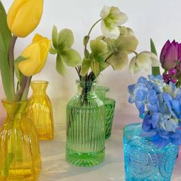 Bud Vases in Colors!