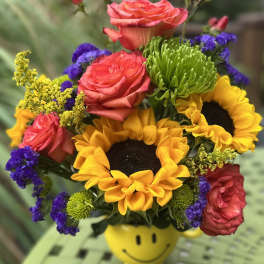 CUP OF SUNSHINE BOUQUET