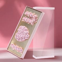 Luxury acrylic I love you box
