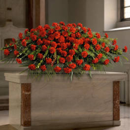 A Life Well Lived Full Casket Spray (BB)