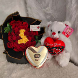 24 roses special bouquet.