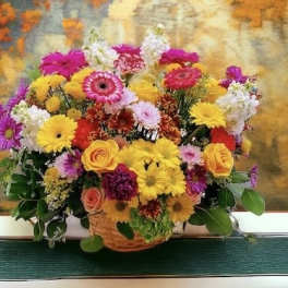 Large Flower Garden Basket