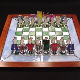 #A123 - Laundry Day Chess Set