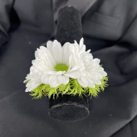 White Funeral Wreath in Basehor, KS | The Flower Bar Design