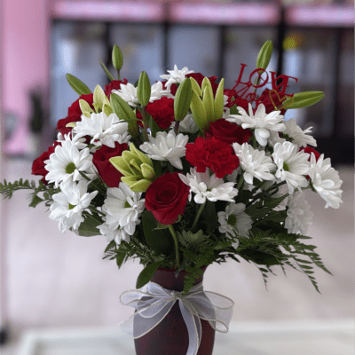 BE MY LOVE BOUQUET WITH RED ROSES
