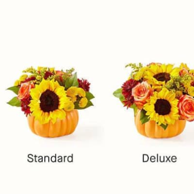 Golden Gourd Pumpkin Bouquet