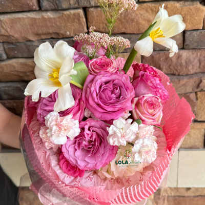 Lovely Pink Rose Bouquet
