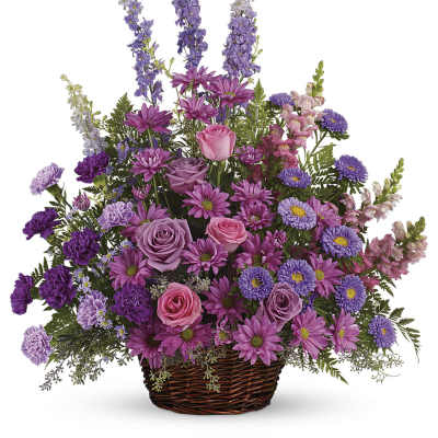 Gracious Lavender Basket