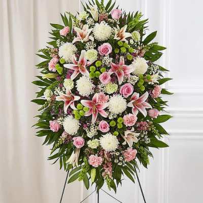 Pastel Sympathy Standing Spray