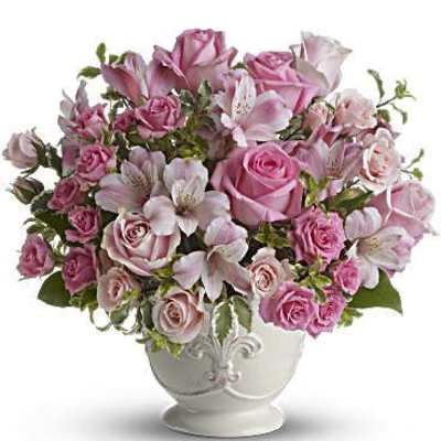 Pink Potpourri Bouquet with Roses