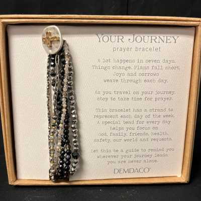 "Your Journey" Seven Strand Bracelet (Grey)