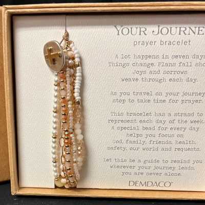 "Your Journey" Seven Strand Bracelet (Peach)