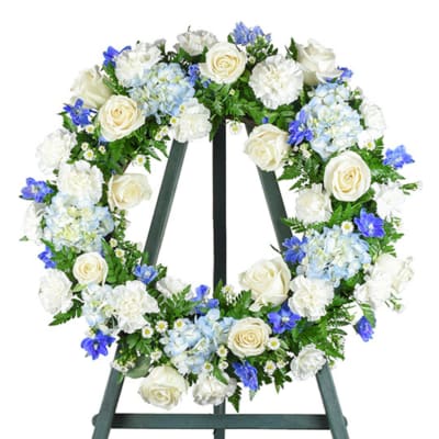 Lakeside Remembrance Wreath by Birch & Blossom